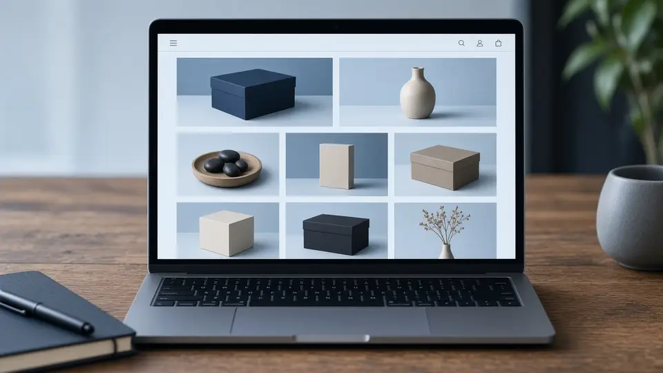 An online store seen on a computer